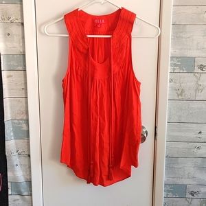 Elle Small Orange Tank
